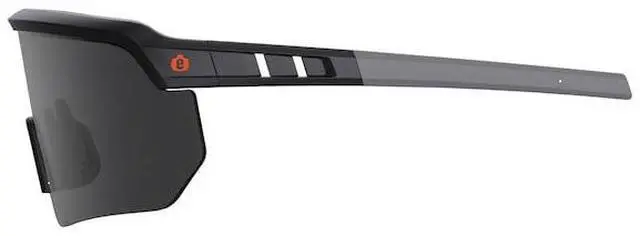 Alt view image 4 of 8 - ERGODYNE AEGIR Safety Sunglasses, Smoke Matte Black Frame