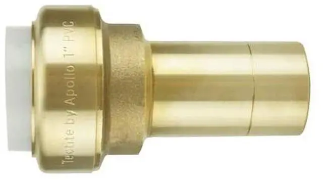 Main image of APOLLO FSBIPSSTEM1 1 in. IPS Brass Push-to-Connect x 1 in. CTS Street