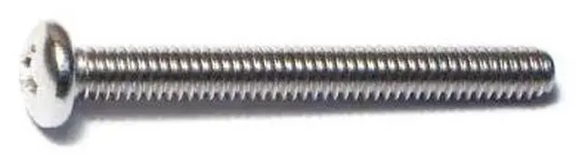 Main image of MIDWEST FASTENER 07106 #8-32 x 1-1/2 in Phillips Pan Machine Screw, Plain 18-8
