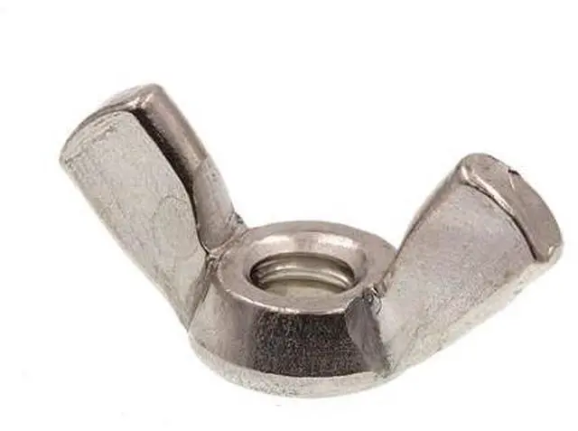 Main image of PRIME-LINE 9076396 Wing Nut, #10-24, Stainless Steel, Plain, 10 PK