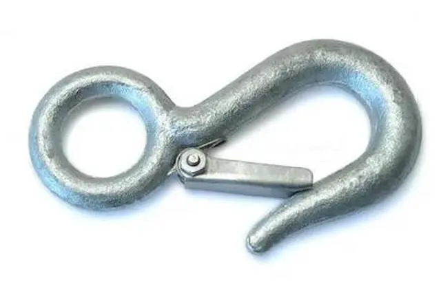 Main image of MIDWEST FASTENER 54654 1/2 Ton Zinc Plated Steel Safety Slip Hook w/Eye