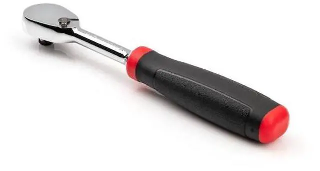 Alt view image 3 of 6 - TEKTON SRH02006 1/4 Inch Drive x 6 Inch Comfort Grip Ratchet