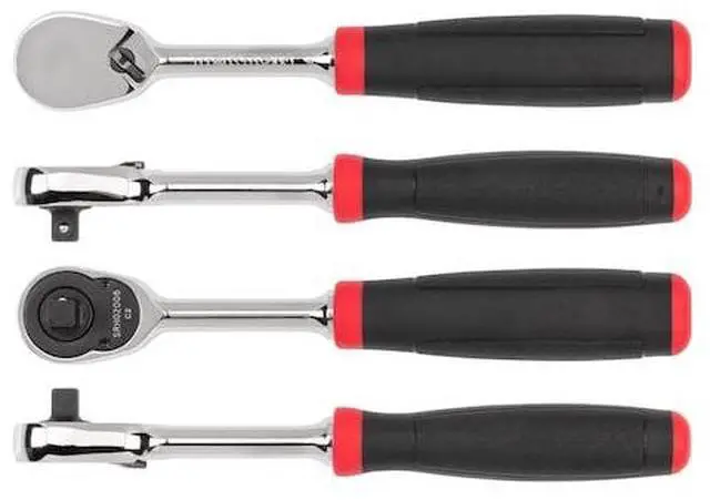 Alt view image 4 of 6 - TEKTON SRH02006 1/4 Inch Drive x 6 Inch Comfort Grip Ratchet