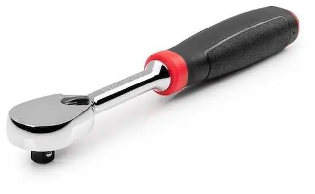 Alt view image 2 of 6 - TEKTON SRH02006 1/4 Inch Drive x 6 Inch Comfort Grip Ratchet