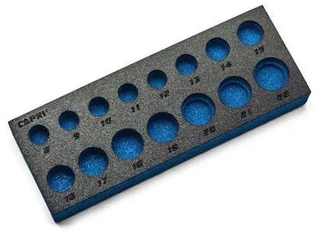 Alt view image 2 of 5 - capri tools mechanic's tray for 3/8 in. drive sockets, metric