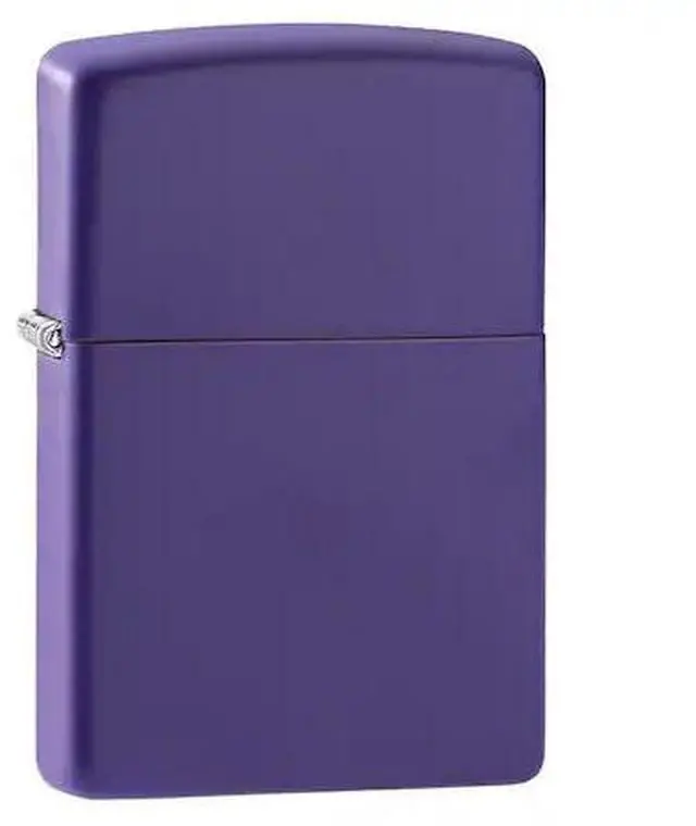 Main image of ZIPPO 237 Purple Matte Pocket Lighter