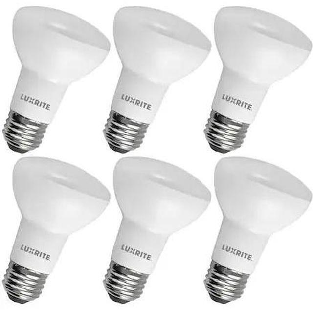 Main image of LUXRITE LR31862-6PK BR20 LED Light Bulbs 6.5W (45W Equivalent) 460LM 3500K