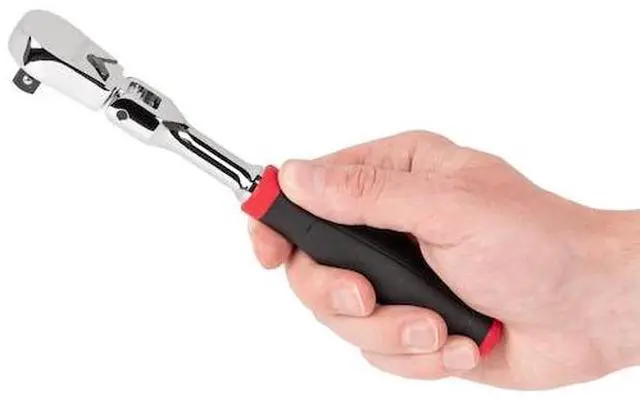Alt view image 5 of 6 - TEKTON SRH22108 3/8 Inch Drive x 8 Inch Flex Head Comfort Grip Ratchet