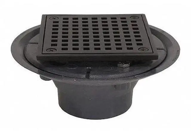 Main image of JONES STEPHENS D5094RB Shower Drain, OilRubBrz, 2"x3", 4-1/4"SqStr