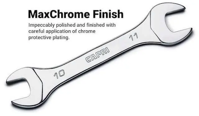 Alt view image 4 of 4 - CAPRI TOOLS CP11830-0809 8mm x 9mm Slim Mini Open End Wrench, Metric