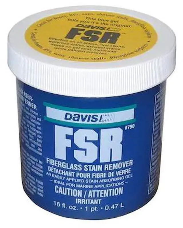 Alt view image 6 of 6 - DAVIS FSR FIBERGLASS STAIN REMOVER 16 OZ