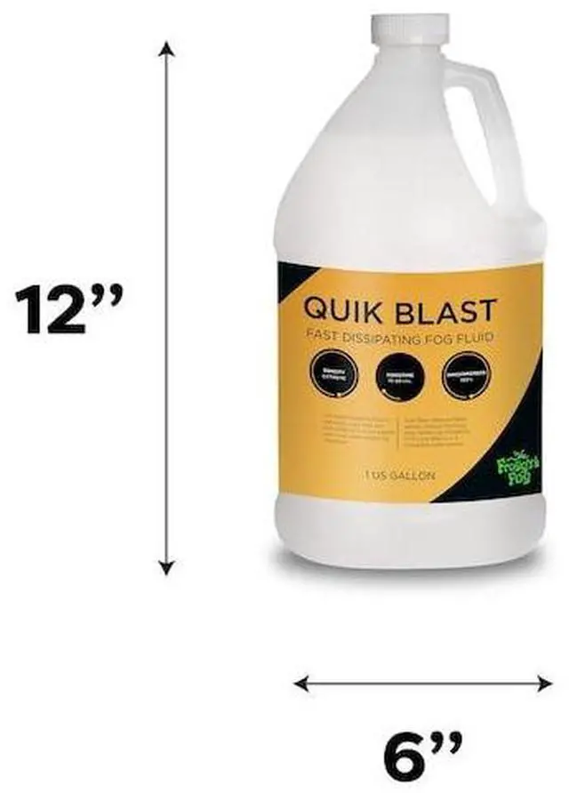 Alt view image 5 of 7 - FROGGY'S FOG DS-QB-1 Quik Blast Fast Dissipating Fog Fluid - 1 Gallon