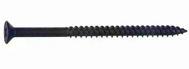 Main image of MIDWEST FASTENER 02651 Wood Screw, #10, 3 in, Black Phosphate Steel Flat Head
