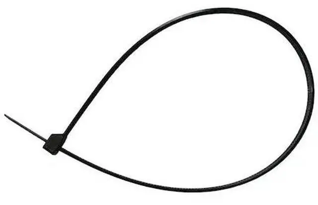 Main image of MIDWEST FASTENER 08066 Cable Tie, 18 in L, Black, Nylon, 175 lb Strength, 50 PK