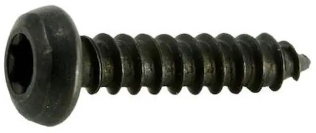 Main image of MIDWEST FASTENER 36882 Sheet Metal Screw, #6 x 5/8 in, Black Steel Pan Head