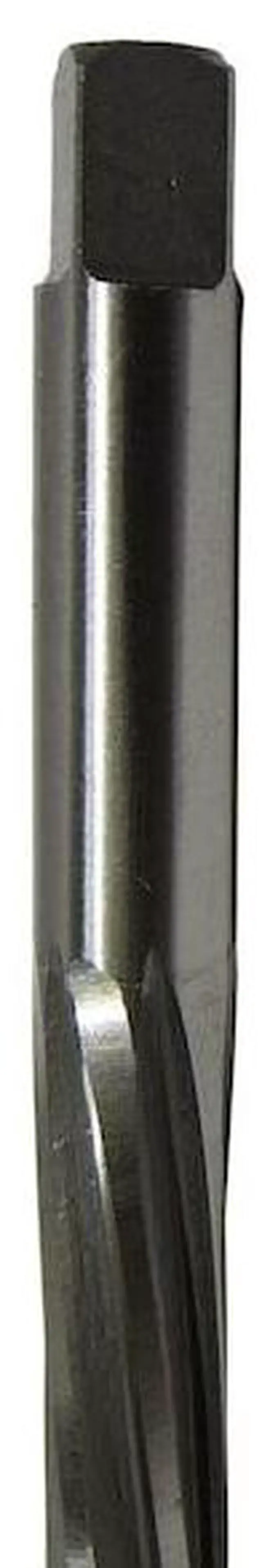 Alt view image 6 of 6 - Drill America DWRRTPS Series Qualtech High-Speed Steel Taper Pin Reamer, Round with Square End, Spiral Flute, Uncoated (Bright) Finish, #1 Size (Pack of 1)