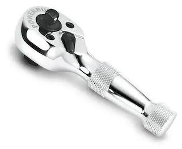 Alt view image 8 of 8 - Powerbuilt 1/4 Inch and 3/8 Inch Drive 72 Tooth Dual Head Stubby Ratchet - 640931