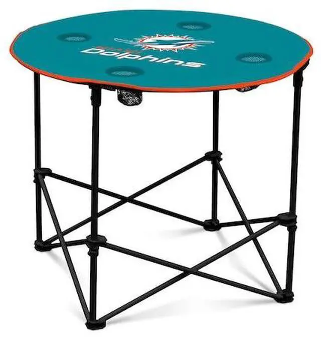 Main image of LOGO BRANDS 617-31-1A Miami Dolphins Round Table