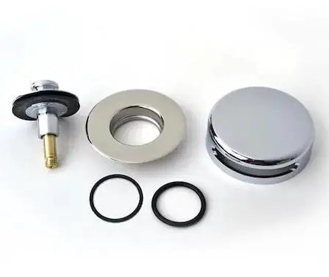 Main image of WATCO 959290-CP QuickTrim Lift-Turn Bath Stopper w-Innovator Overflow and Two