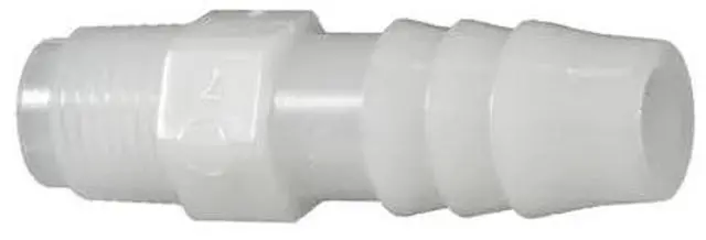 Main image of MIDWEST FASTENER 66487 3/8" x 1/8MIP Nylon Plastic Hose Barbs 8PK