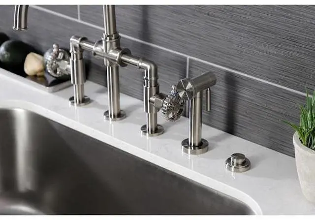 Alt view image 5 of 6 - KINGSTON BRASS KA218 Garbage Disposal Air Switch Button, Brushed Nickel