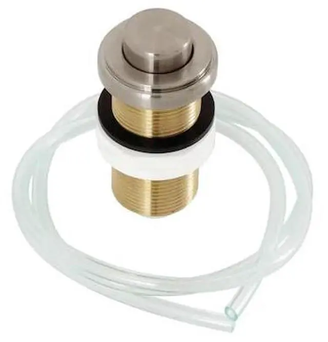 Main image of KINGSTON BRASS KA218 Garbage Disposal Air Switch Button, Brushed Nickel