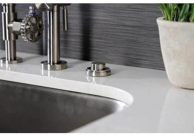 Alt view image 2 of 6 - KINGSTON BRASS KA218 Garbage Disposal Air Switch Button, Brushed Nickel