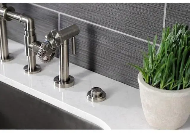 Alt view image 3 of 6 - KINGSTON BRASS KA218 Garbage Disposal Air Switch Button, Brushed Nickel