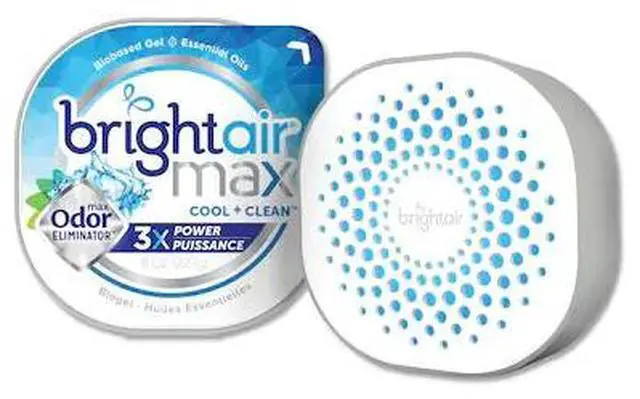 Alt view image 17 of 20 - Max Odor Eliminator Air Freshener Cool and Clean 8 oz Jar 900437EA