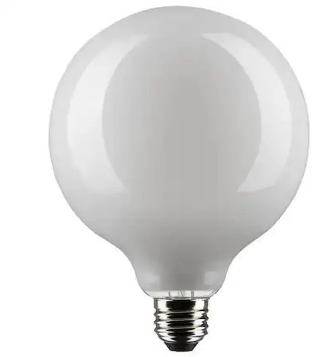 Main image of SATCO S21261 8 Watt G40 LED Lamp, White, Medium Base, 90 CRI, 4000K, 120 Volts