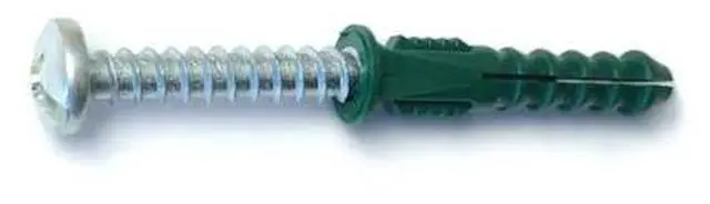 Main image of MIDWEST FASTENER 50814 Screw Anchor, 1-1/2" L, Plastic, 50 PK