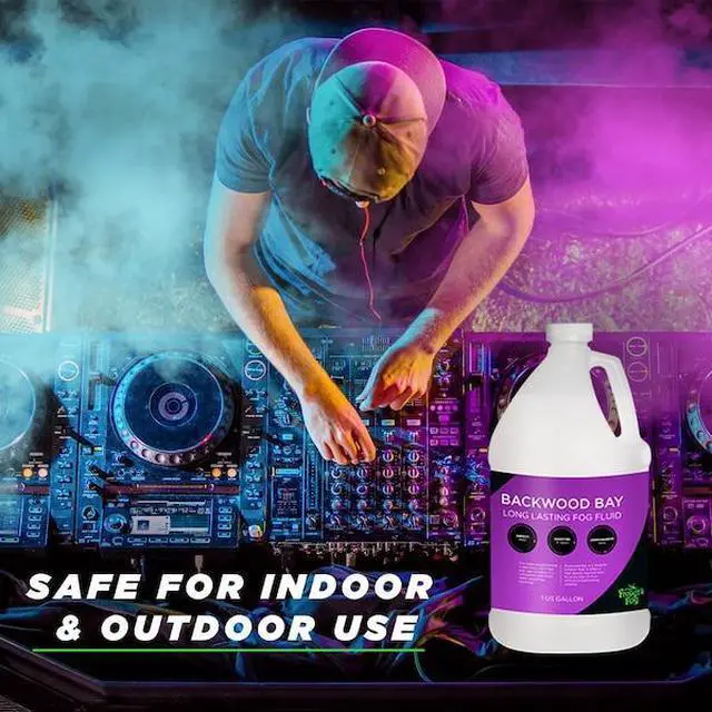 Alt view image 4 of 7 - FROGGY'S FOG DS-BB-1 Backwood Bay Long Lasting Fog Machine Fluid - 1 Gallon