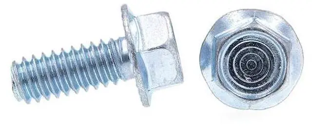 Alt view image 4 of 4 - PRIME-LINE 9090627 Serrated Flange Bolts 1/4in-20 X 5/8in Zinc Plated Case Hard