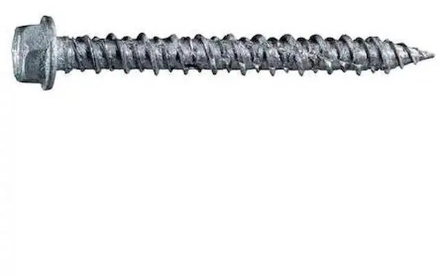 Main image of MIDWEST FASTENER 54460 Masonry Screw, 3/16" Dia., Hex, 1 3/4 in L, 410