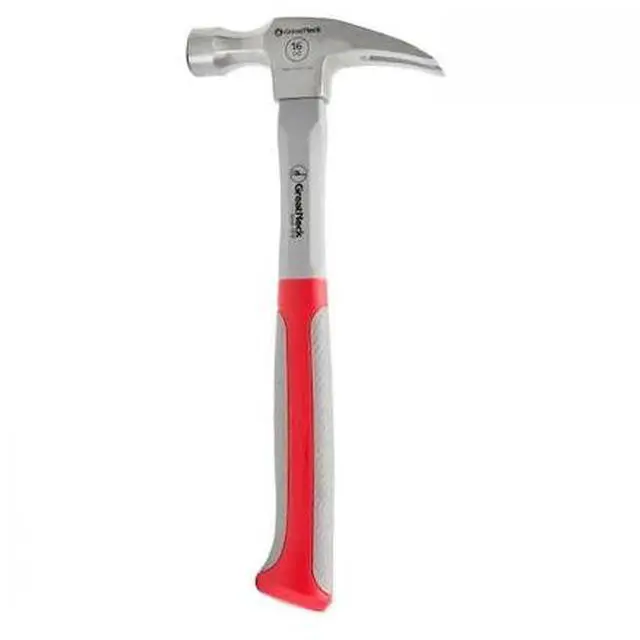 Main image of GREAT NECK HG16S 16Oz Fb Straight Claw Hammer