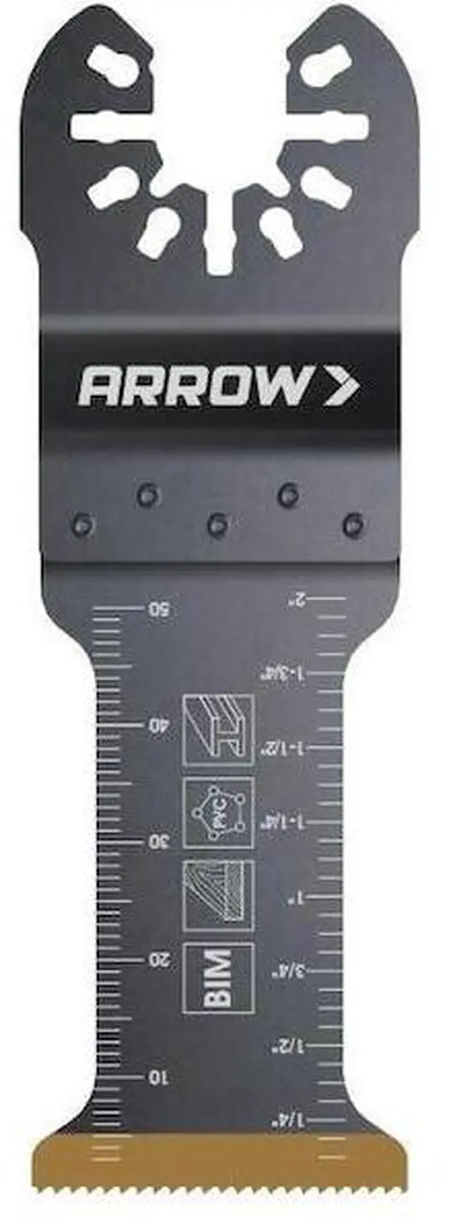 Alt view image 2 of 2 - ARROW LOCK OSC201-3 1 1/4" Titanium Plunge Cut Metal Blade, 3PC