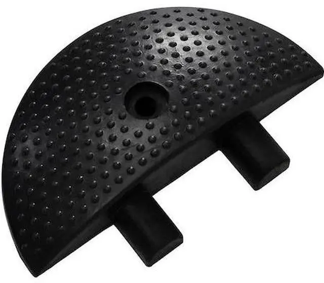 Main image of GLOBAL INDUSTRIAL 708110 Speed Bump End Cap, Uv Black Rubber, 2-9/25 in Height,