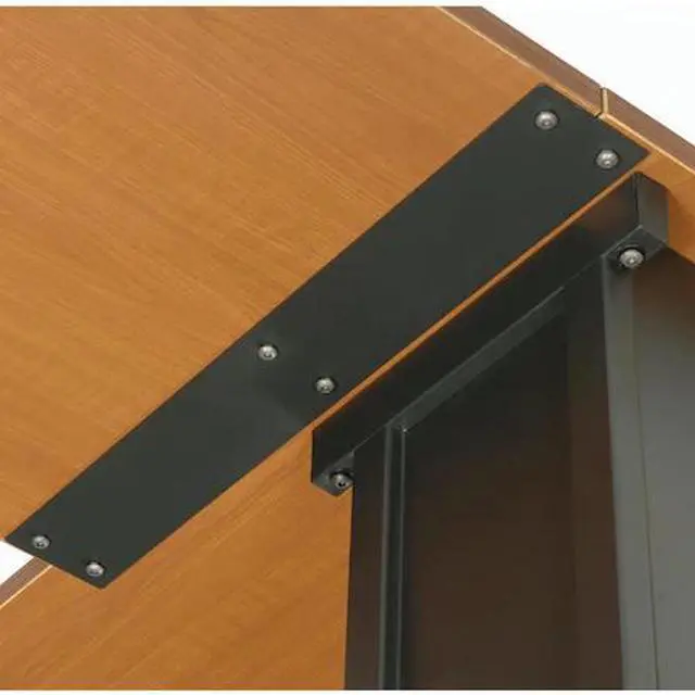 Main image of Global Industrial Table Top Connector Bracket, Metal, Black