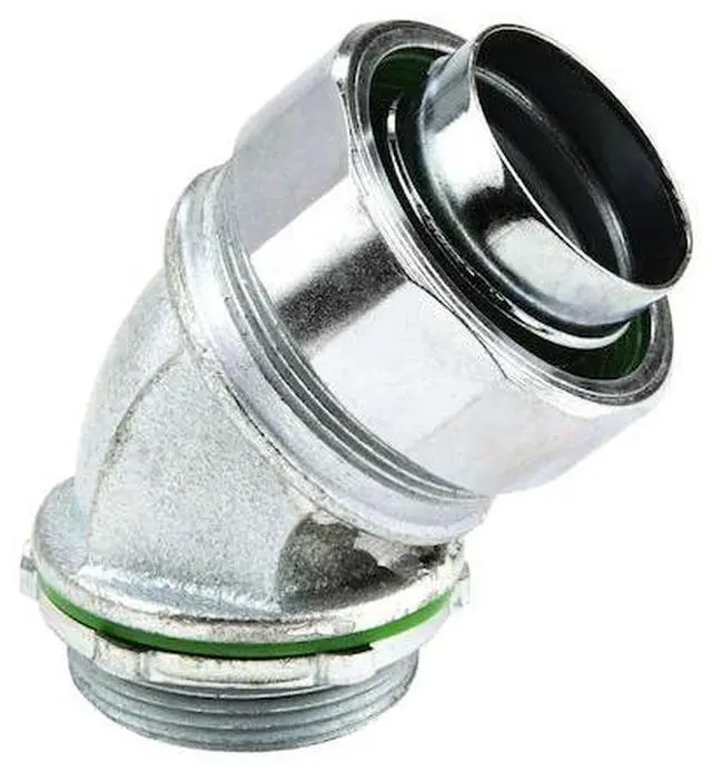Main image of DOTTIE SL4575 Conduit Fitting Connector, 3/4 in, Threaded, Alloy Steel, Zinc