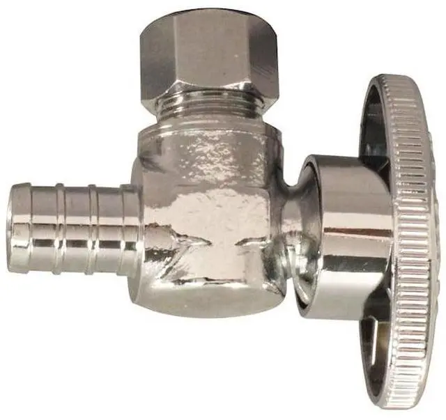 Alt view image 5 of 7 - APOLLO APXVA1238C6JR 1/2 in. Chromed Brass PEX Barb x 3/8 in. Compression