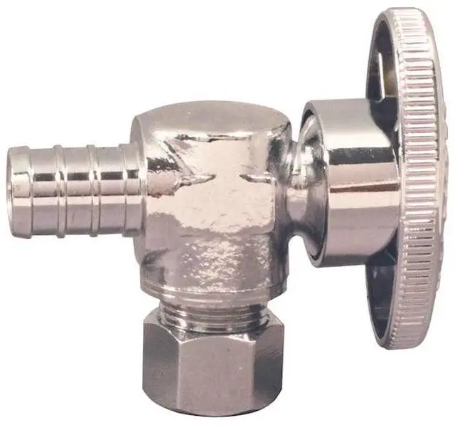 Alt view image 4 of 7 - APOLLO APXVA1238C6JR 1/2 in. Chromed Brass PEX Barb x 3/8 in. Compression