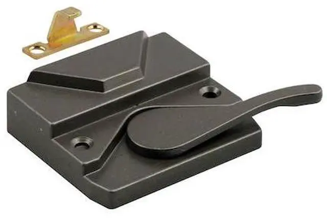 Main image of PRIME-LINE H 3573 Diecast Bronze, Right Handed Vinyl or Wood Casement Lock