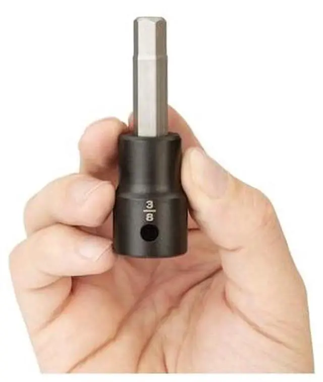 Alt view image 3 of 4 - TEKTON SIB22210 1/2 Inch Drive x 3/8 Inch Hex Impact Bit Socket