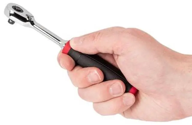Alt view image 5 of 6 - TEKTON SRH12006 1/4 Inch Drive x 6 Inch  Quick-Release Comfort Grip Ratchet