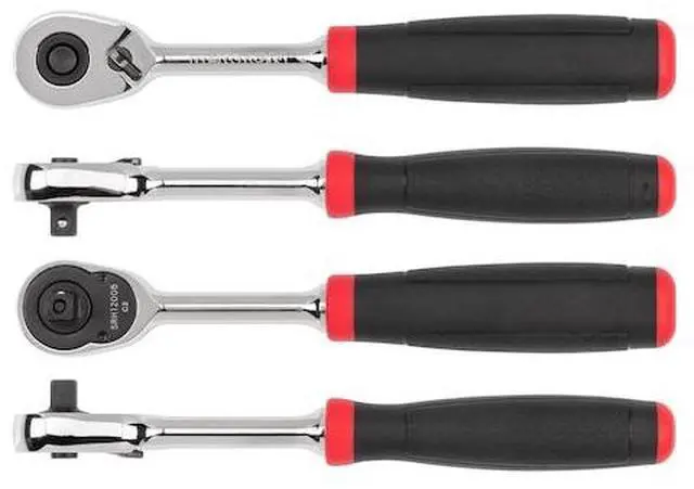 Alt view image 4 of 6 - TEKTON SRH12006 1/4 Inch Drive x 6 Inch  Quick-Release Comfort Grip Ratchet