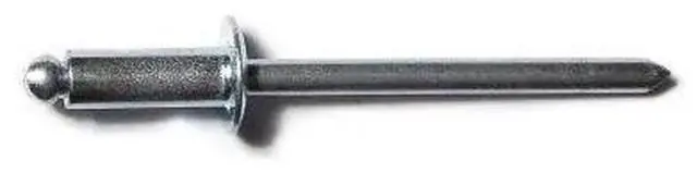 Main image of MIDWEST FASTENER 51088 Blind Rivet, Dome Head, 5/32 in Dia., 1/4 in L, Steel