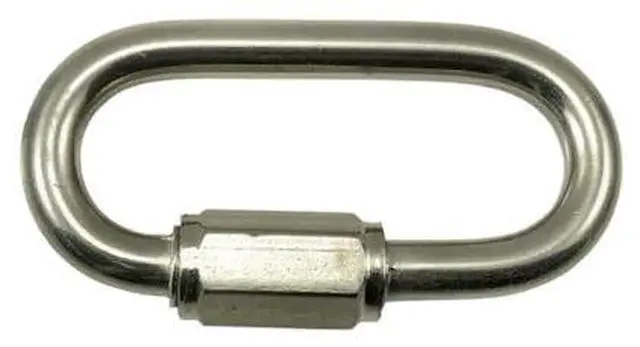 Main image of MIDWEST FASTENER 52245 1/4" 18-8 Stainless Steel Quick Links 5PK