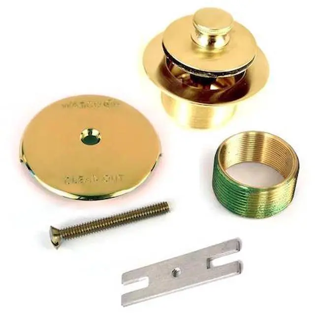 Main image of WATCO 58190-PB 1.625 in. Overall Dia. x 16 Threads x 1.25 in. Lift-Turn Bath