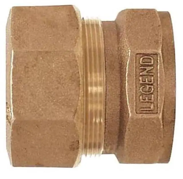 Alt view image 3 of 3 - 3/4 COMPRESS X FPT COUPLING Legend Valve and Fitting Water Service Fittings