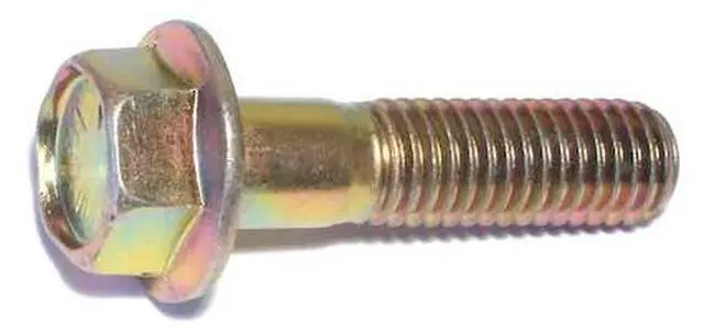 Main image of MIDWEST FASTENER 50341 Grade 8, 1/2"-13 Flange Bolt, Zinc Plated Steel, 2 in L,